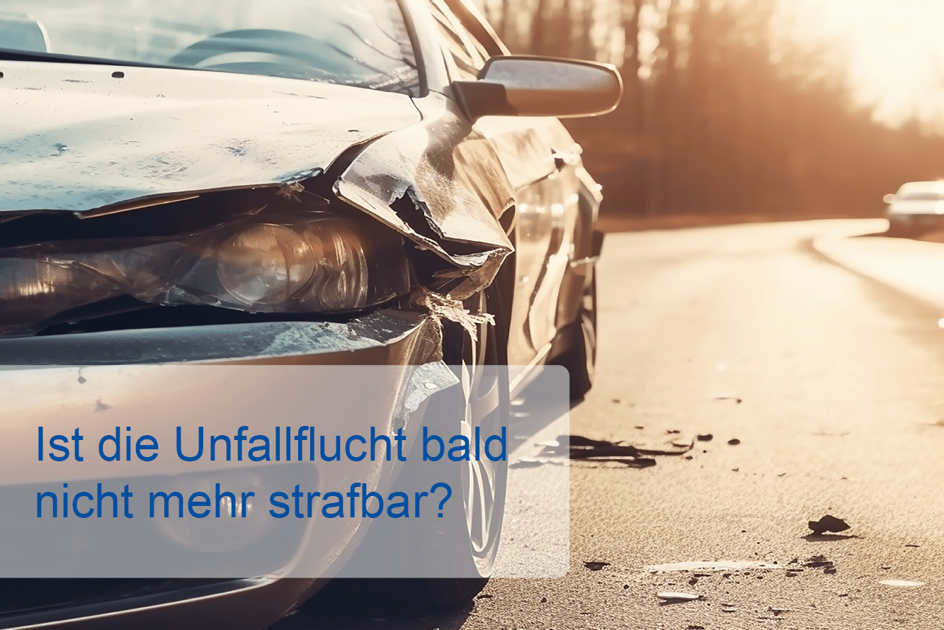 Ist die Unfallflucht bald nicht mehr strafbar?