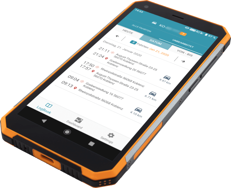 PTC eFahrtenbuch PTC eFahrtenbuch