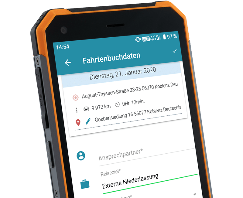 PTC eFahrtenbuch PTC eFahrtenbuch