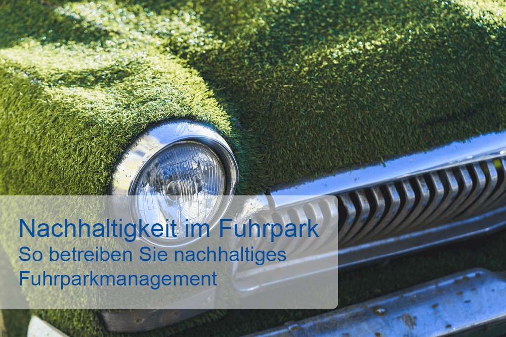 Nachhaltigkeit im Fuhrpark