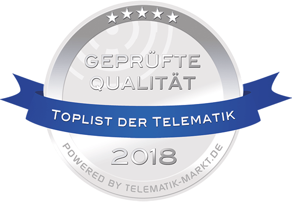 Telematik Testsieger Siegel 2018
