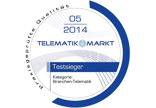 Telematik Testsieger Siegel 2014